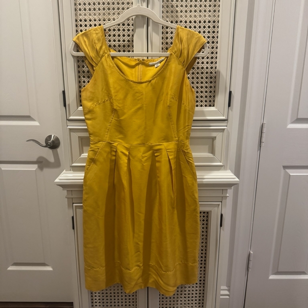 Banana Republic Sunny Yellow Mini Dress